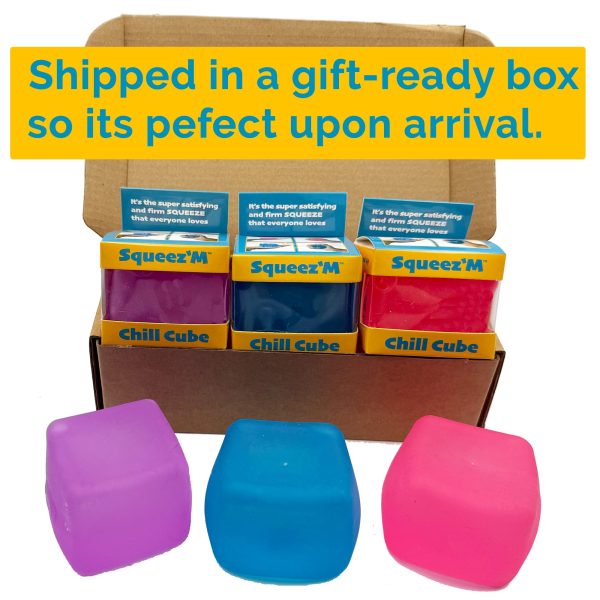 Premium Squeez'M Chill Cubes – Blue & Purple Fidget Sensory Toys for Stress Relief – Soft & Durable for Kids & Adults – Safe, Gift-Ready, and Perfect for Travel - Image 13