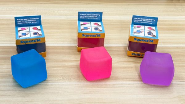 Premium Squeez'M Chill Cubes – Blue & Purple Fidget Sensory Toys for Stress Relief – Soft & Durable for Kids & Adults – Safe, Gift-Ready, and Perfect for Travel - Image 15