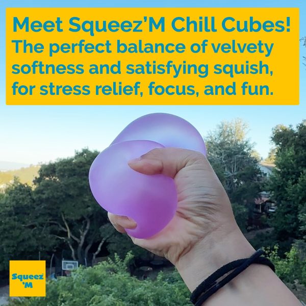 Squishy Sensory Squeeze Toy - Stress Fidget Cube for Kids and Adults, Relief from Anxiety While improving Focus and Concentration - Image 16