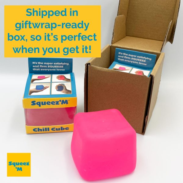 Squishy Sensory Squeeze Toy - Stress Fidget Cube for Kids and Adults, Relief from Anxiety While improving Focus and Concentration - Image 11